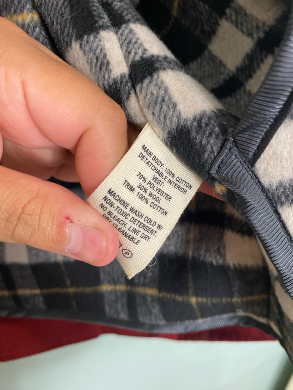Alex Mill Alison Utility Jacket Red Corduroy Collar Anthropologie Small - Picture 5 of 7